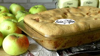 ЯБЧАНИК або ШАРЛОТКА З ЯБЛУКАМИ🍏 МАМИН РЕЦЕПТ 🍏 готую кожен день і не набридає 🍏 ПЛЯЦОК З ЯБЛУК [upl. by Yssenhguahs]