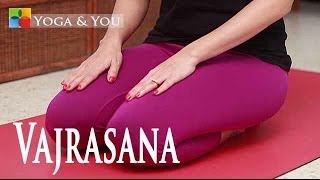 Vajrasana  Ventuno Yoga and You [upl. by Ecnerewal]