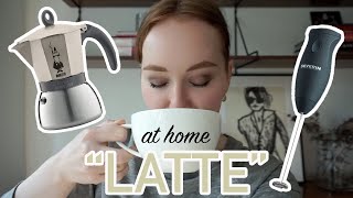 HOW TO MAKE A quotLATTEquot AT HOME moka pot  frother [upl. by Say]