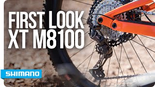 First look Deore XT M8100  SHIMANO [upl. by Haneeja899]