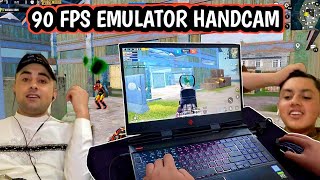 90 FPS EMULATOR HANDCAM  PUBG MOBILE [upl. by Ajnos]