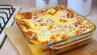 COMO HACER LASAGNA LASAÑA MUY FACIL  Recién Cocinados [upl. by Nashner]