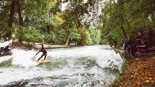 River Surfing In Munich with Mick Fanning [upl. by Jean]