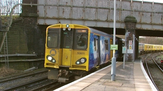 Half an Hour at 216  Birkenhead North Station 1022017  Class 507 508 terminus [upl. by Lettig]