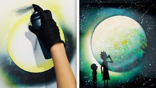 14 IDEAS DE ARTE BRILLANTES CON PINTURA EN SPRAY [upl. by Cutcheon]