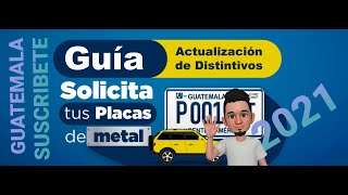 CÓMO SOLICITAR TUS PLACAS METALICAS 2021 SAT [upl. by Ehrsam]