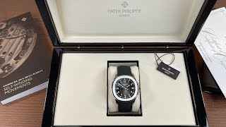 Patek Philippe Aquanaut 5167A001 Detailed unboxing [upl. by Gnivre]