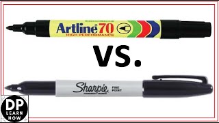 Sharpie Vs Artline Which Permanent Marker lasts the longest shorts [upl. by Yahsal]