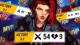 1 Black Widow 𝘿𝙊𝙈𝙄𝙉𝘼𝙏𝙀𝙎 𝙍𝘼𝙉𝙆𝙀𝘿 in Marvel Rivals FULL GAMEPLAY [upl. by Avlem]