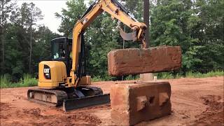 Myth Busters Cat® 305E2 Mini Excavator Lifting Demo [upl. by Graig]