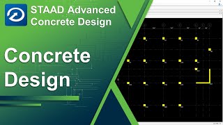 Concrete Design with STAAD Advanced Concrete Design [upl. by Mackenzie]