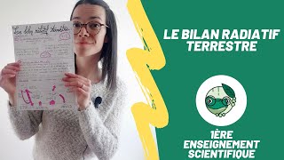 Le bilan radiatif terrestre  1ère enseignement scientifique  Madame SVT [upl. by Llert33]