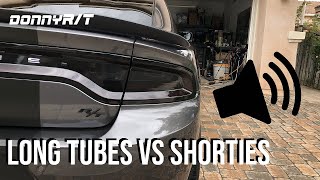 Shorty Headers vs Long Tubes Sound Comparison [upl. by Crowell527]