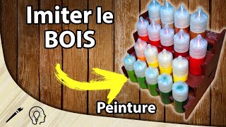 Comment imiter le bois avec de la peinture acrylique Tuto  Impression 3D [upl. by Fiedling]