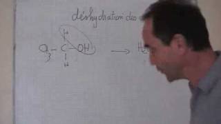 cours 1S  chimie  ch12 réaction de déshydratation des alcools [upl. by Aleusnoc]