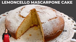 Irresistible Lemon Mascarpone Cake  Easy Baking Tutorial [upl. by Eivod]