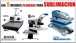 Las 5 MEJORES planchas para SUBLIMACIÓN 🔥  mi concepto personal [upl. by Jozef]