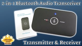 2In1 Bluetooth Audio Receiver And Transmitter Review [upl. by Litsyrk255]