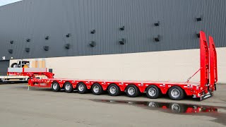 Faymonville  MultiMAX extendable low loader with 8 axles and 14m loading platform length [upl. by Orton46]