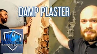 HOW TO PLASTER DAMP WALLS [upl. by Shirleen638]