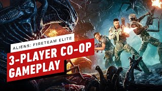 Aliens Fireteam Elite  3Player CoOp Gameplay 4K [upl. by Farron]