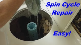 How to Fix a Washing Machine That Wont Spin  Weak Spin Cycle Easy Fix [upl. by Akimahc601]