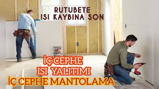 İç Cephe Mantolama ve İç Cephe Isı Yalıtımı Nasıl Yapılır [upl. by Htenaj]