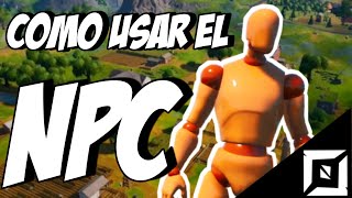 Como usar LOS PERSONAJES de Fortnite Creativo [upl. by Atteuqal]