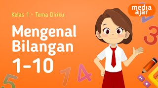 Bilangan 110  Matematika Kelas 1 SD Tematik [upl. by Adnahsar]