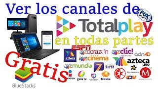 Ver los canales de TotalPlay en la Television o PC 100 LEGAL 2022 [upl. by Adnilahs144]