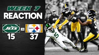 Jets vs Steelers Post Game FAN REACTION [upl. by Fem577]