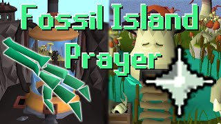 OSRS Fossil Prayer Training Method [upl. by Cirilo]