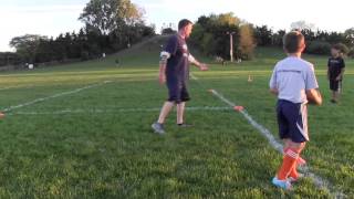 Youth Football  Learning How to Tackle [upl. by Aramak]