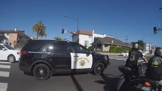 TOP 8 Motorcycle VS Cops Bike POLICE CHASE Bikers On Freeway Caught On Camera 🏍️VS🚔👮‍🚨🚓 Videos [upl. by Treboh609]