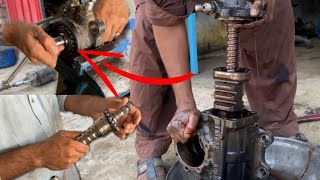 Hino Steering Gear Box Rebuild How to Repair Gear Box  Amazing Work [upl. by Lopes]