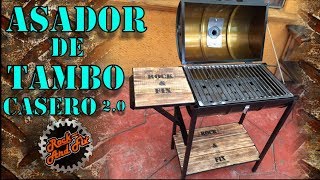 Como hacer un Asador de Tambo Casero [upl. by Christiansen]