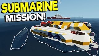 SUBMARINE SINKING SHIP SURVIVAL RESCUE  Stormworks Build and Rescue Multiplayer Gameplay [upl. by Siclari]