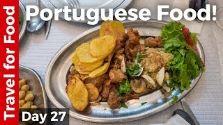 Portuguese Food Tour  FULL DAY of Eating in Lisbon Portugal [upl. by Nairbal]