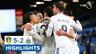 Highlights Leeds United 52 Newcastle United  Fivestar attacking performance  Premier League [upl. by Idolla]