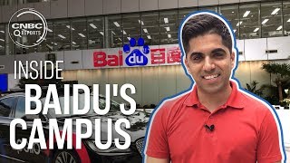 Inside Baidus high tech headquarters in Beijing  CNBC Reports [upl. by Dulla]