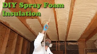 DIY Spray Foam Insulation  What You Need to know Before You Start [upl. by Corette]