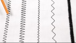 How To Sew a Zig Zag Stitch Tutorial [upl. by Nevag33]