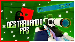 COMO DESTRAVAR SEU FPS NO ROBLOX  Tutorial 1  ROBLOX [upl. by Hnacogn623]