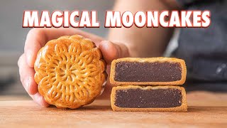 Traditional Chinese Mooncakes With 2 Fillings [upl. by Ahsilrak]