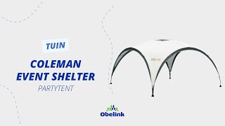 Coleman Event Shelter opzetten  Instructievideo  Obelink [upl. by Nnailuj]