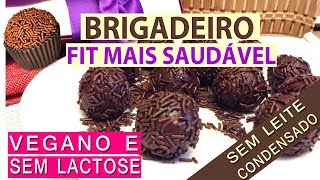 Brigadeiro sem açúcar SÓ 2 INGREDIENTES  Vegano e mais saudável [upl. by Eileme195]