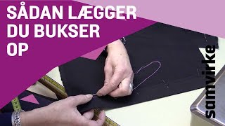 Sådan lægger du bukser op [upl. by Cressy]