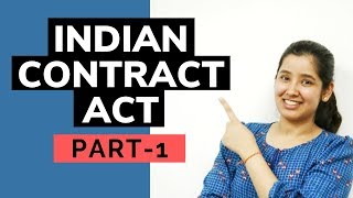 Indian Contract Act  Part 1 [upl. by Bowra]