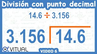 ➗ Cómo hacer una DIVISIÓN con PUNTO DECIMAL AFUERA Y ADENTRO [upl. by Soloma967]