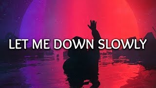 Alec Benjamin Alessia Cara ‒ Let Me Down Slowly Lyrics [upl. by Oakman]